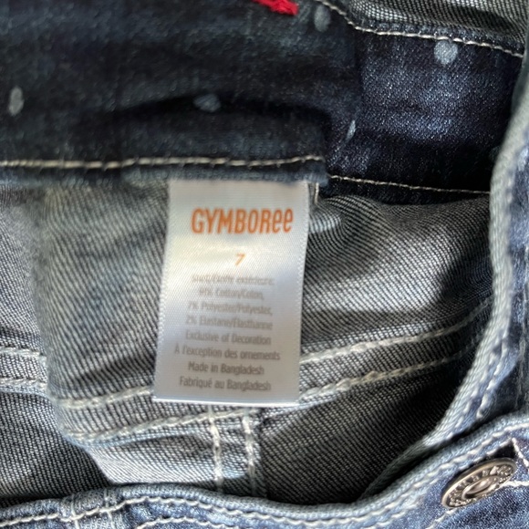 Gymboree Apple Pocket Jeans- overalls - Picture 5 of 5